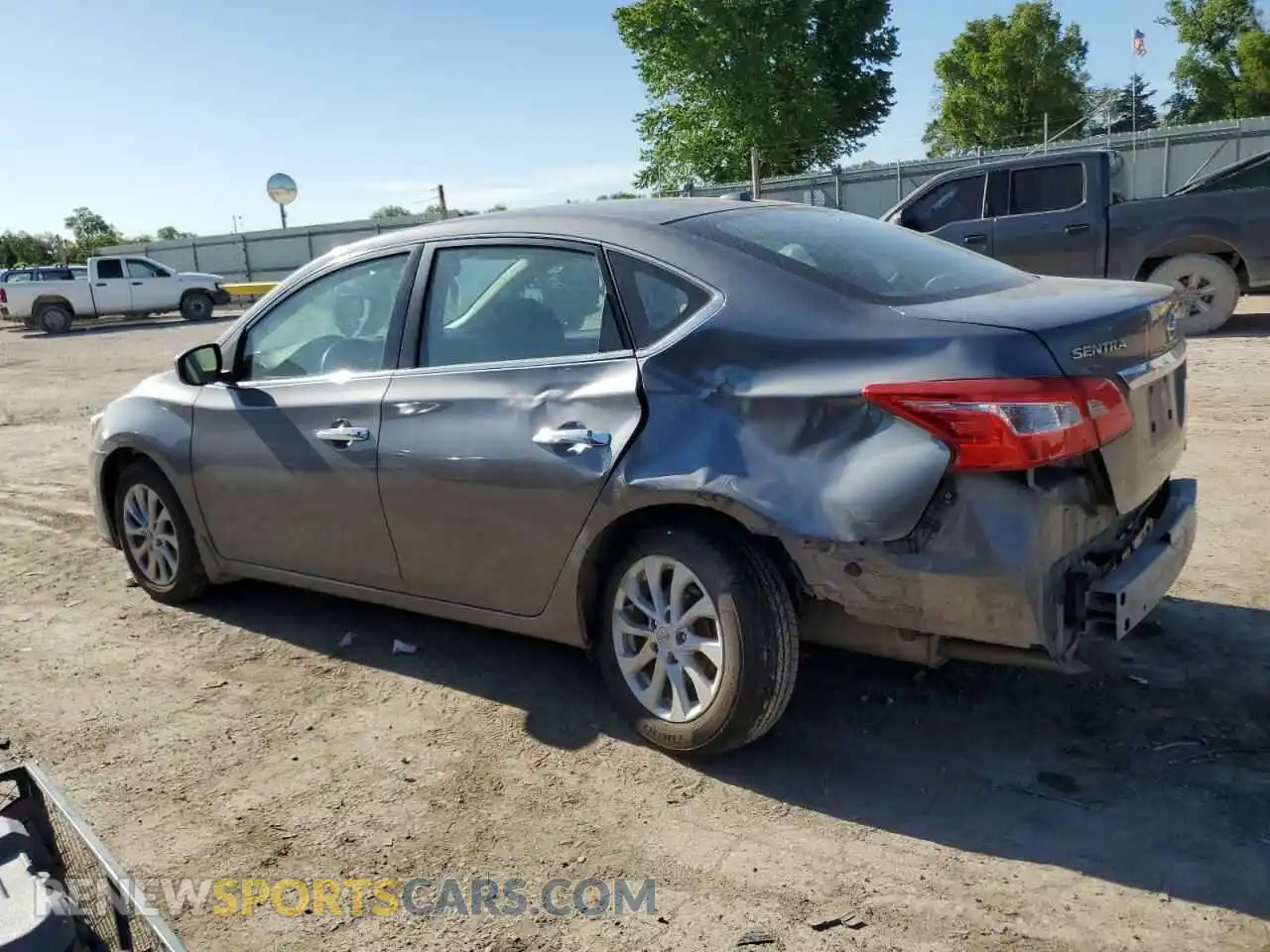 2 Photograph of a damaged car 3N1AB7AP2KL604211 NISSAN SENTRA 2019