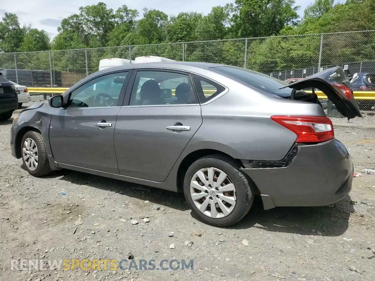 2 Photograph of a damaged car 3N1AB7AP2KY206063 NISSAN SENTRA 2019