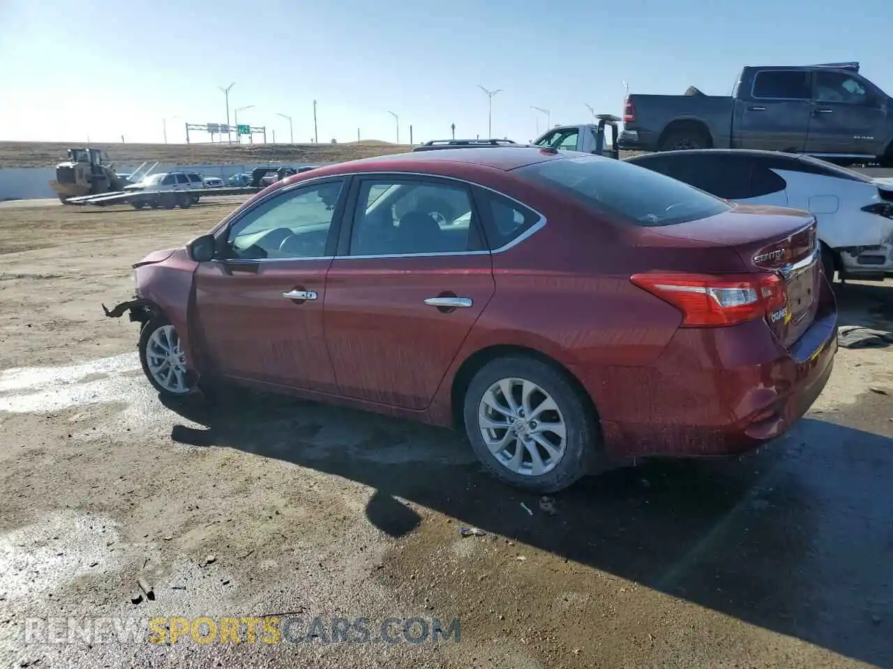2 Photograph of a damaged car 3N1AB7AP2KY217449 NISSAN SENTRA 2019