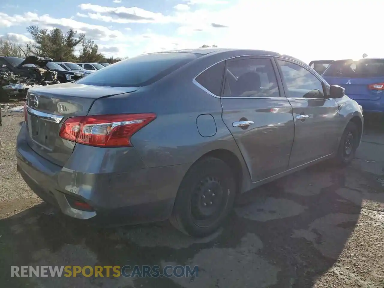 3 Photograph of a damaged car 3N1AB7AP2KY225597 NISSAN SENTRA 2019