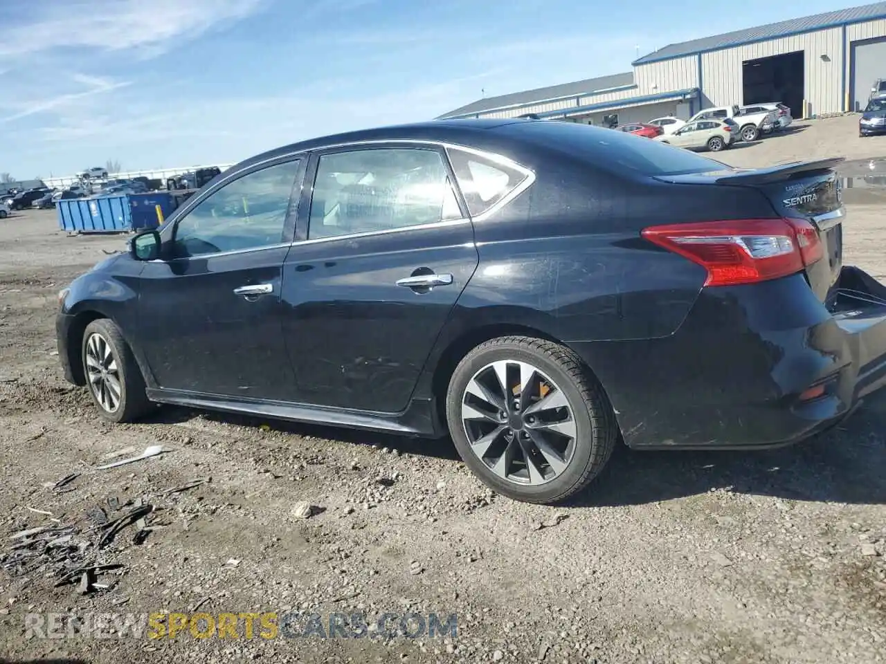 2 Photograph of a damaged car 3N1AB7AP2KY252153 NISSAN SENTRA 2019