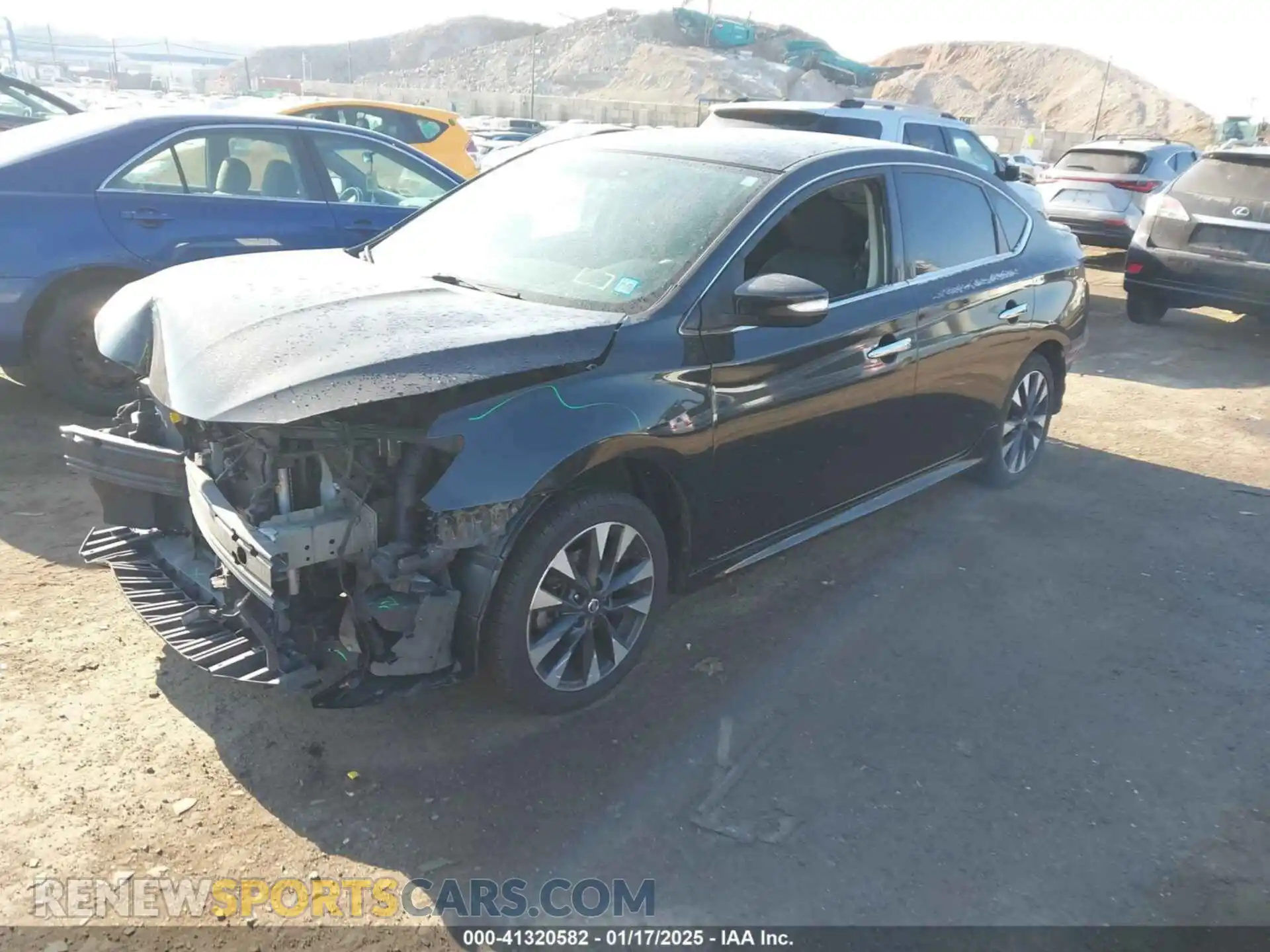 2 Photograph of a damaged car 3N1AB7AP2KY277084 NISSAN SENTRA 2019