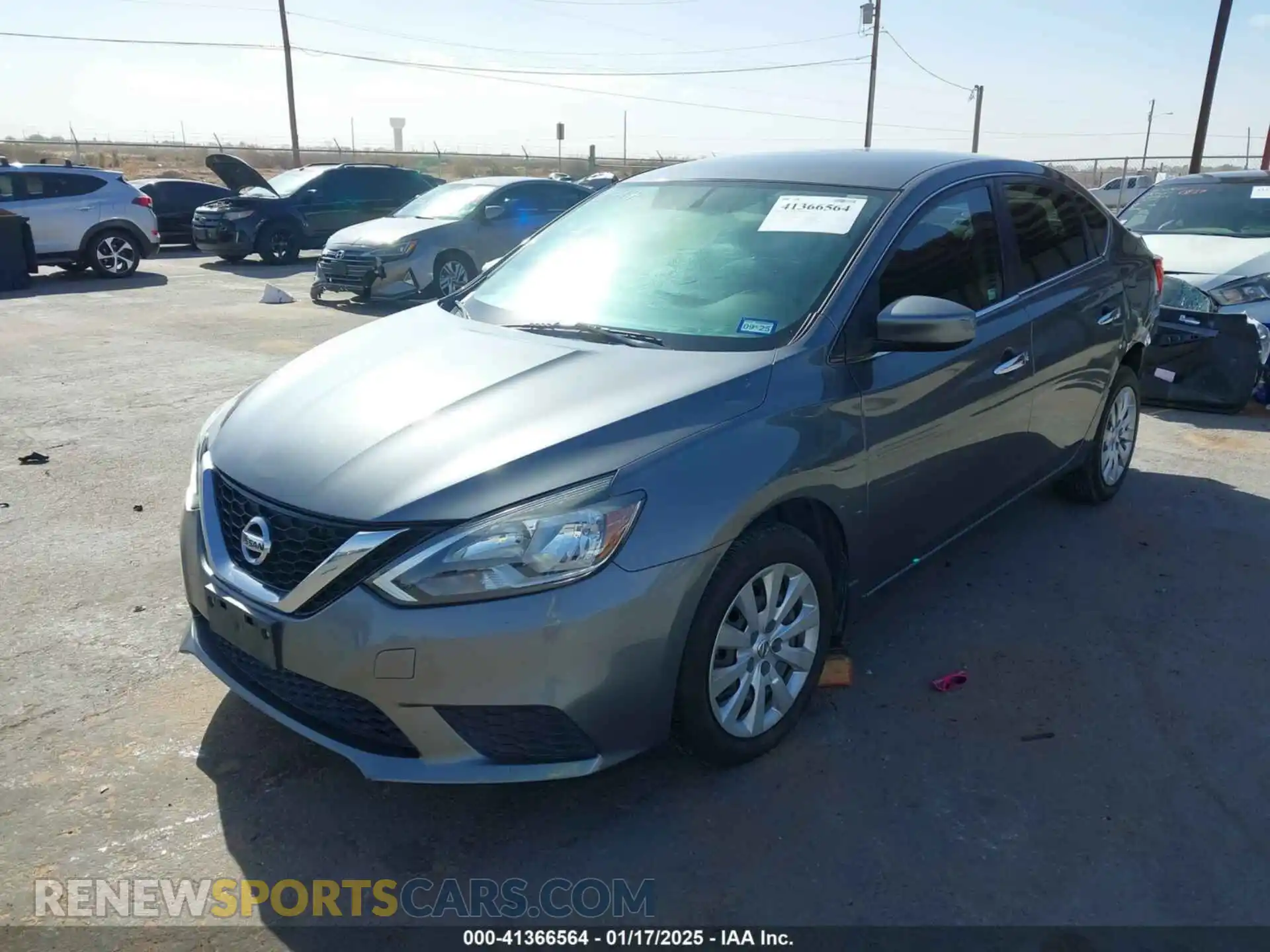 2 Photograph of a damaged car 3N1AB7AP2KY294967 NISSAN SENTRA 2019
