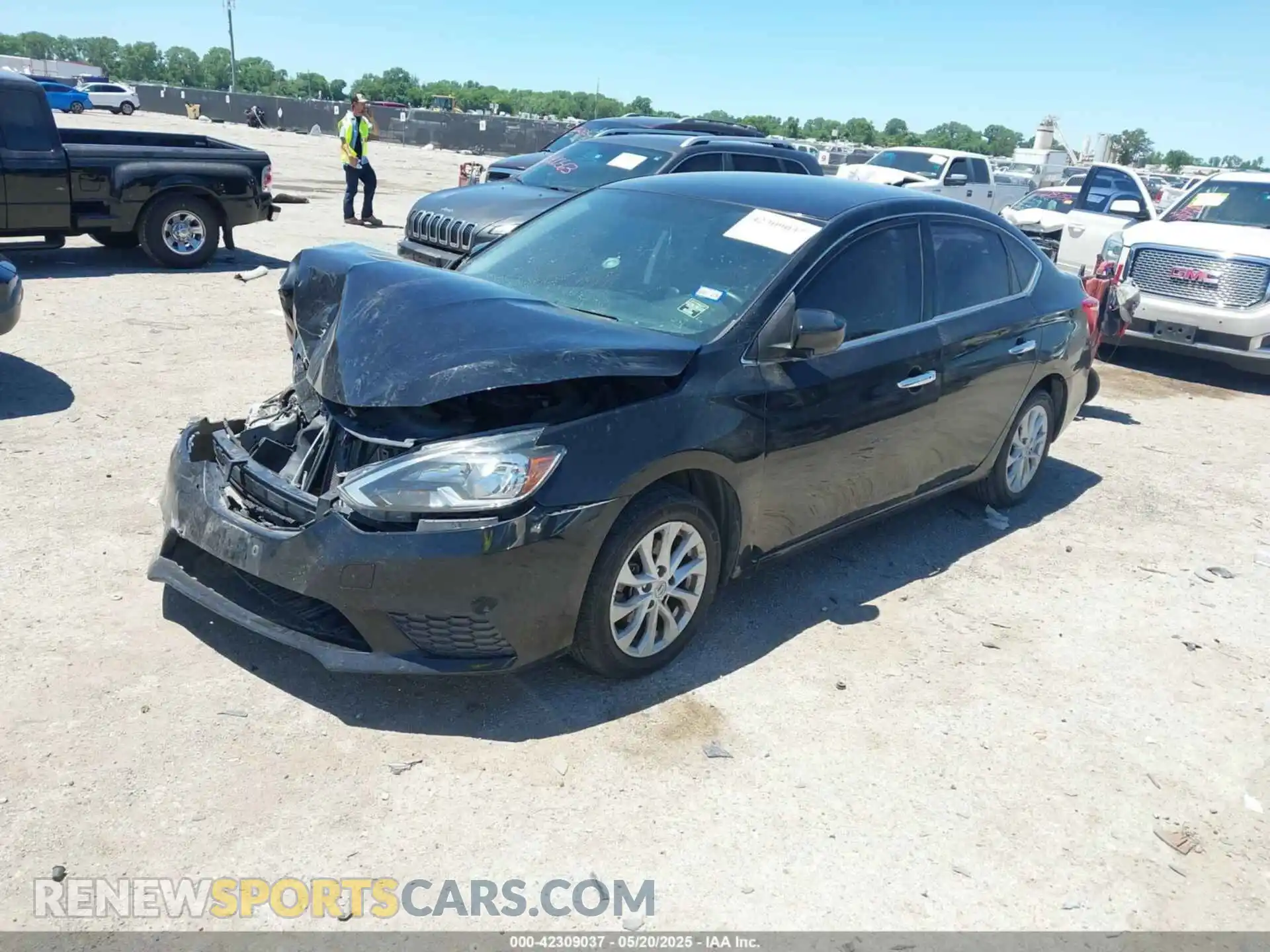 2 Фотография поврежденного автомобиля 3N1AB7AP2KY295200 NISSAN SENTRA 2019