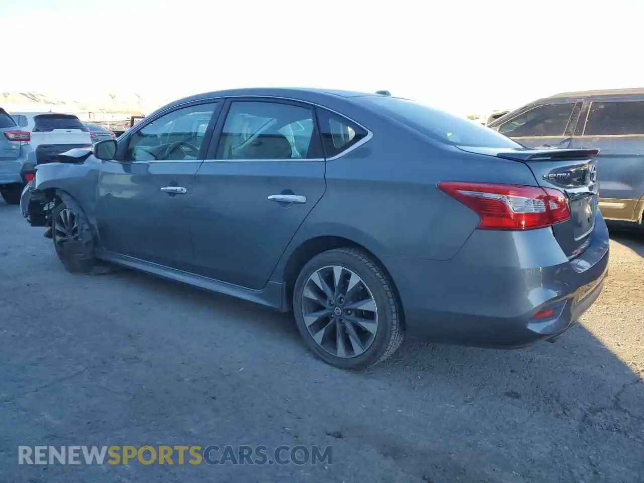 2 Photograph of a damaged car 3N1AB7AP2KY321360 NISSAN SENTRA 2019