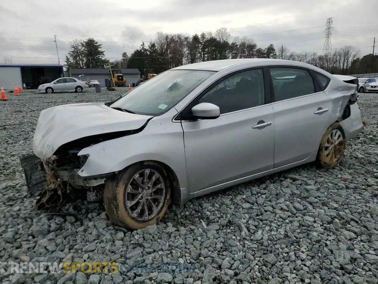 1 Photograph of a damaged car 3N1AB7AP2KY331712 NISSAN SENTRA 2019