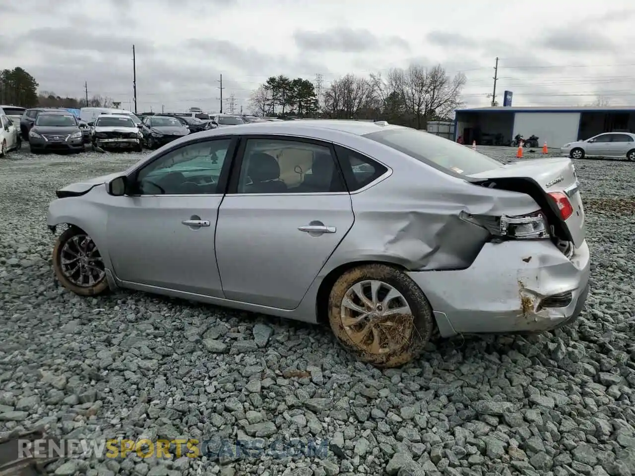 2 Photograph of a damaged car 3N1AB7AP2KY331712 NISSAN SENTRA 2019