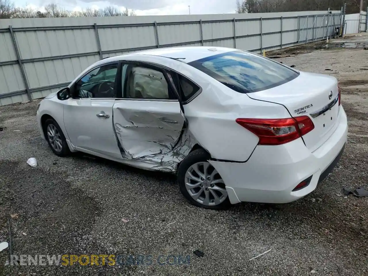 2 Photograph of a damaged car 3N1AB7AP2KY335582 NISSAN SENTRA 2019