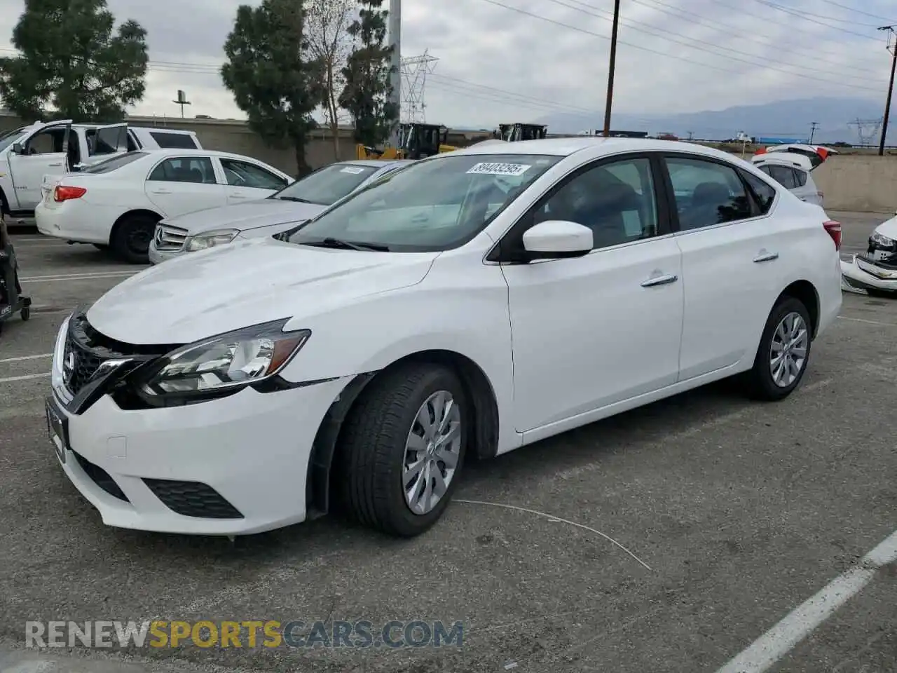 1 Photograph of a damaged car 3N1AB7AP2KY362507 NISSAN SENTRA 2019