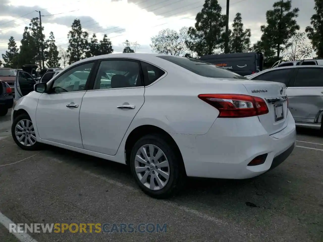 2 Photograph of a damaged car 3N1AB7AP2KY362507 NISSAN SENTRA 2019