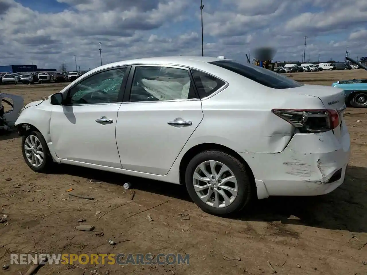 2 Photograph of a damaged car 3N1AB7AP2KY410622 NISSAN SENTRA 2019