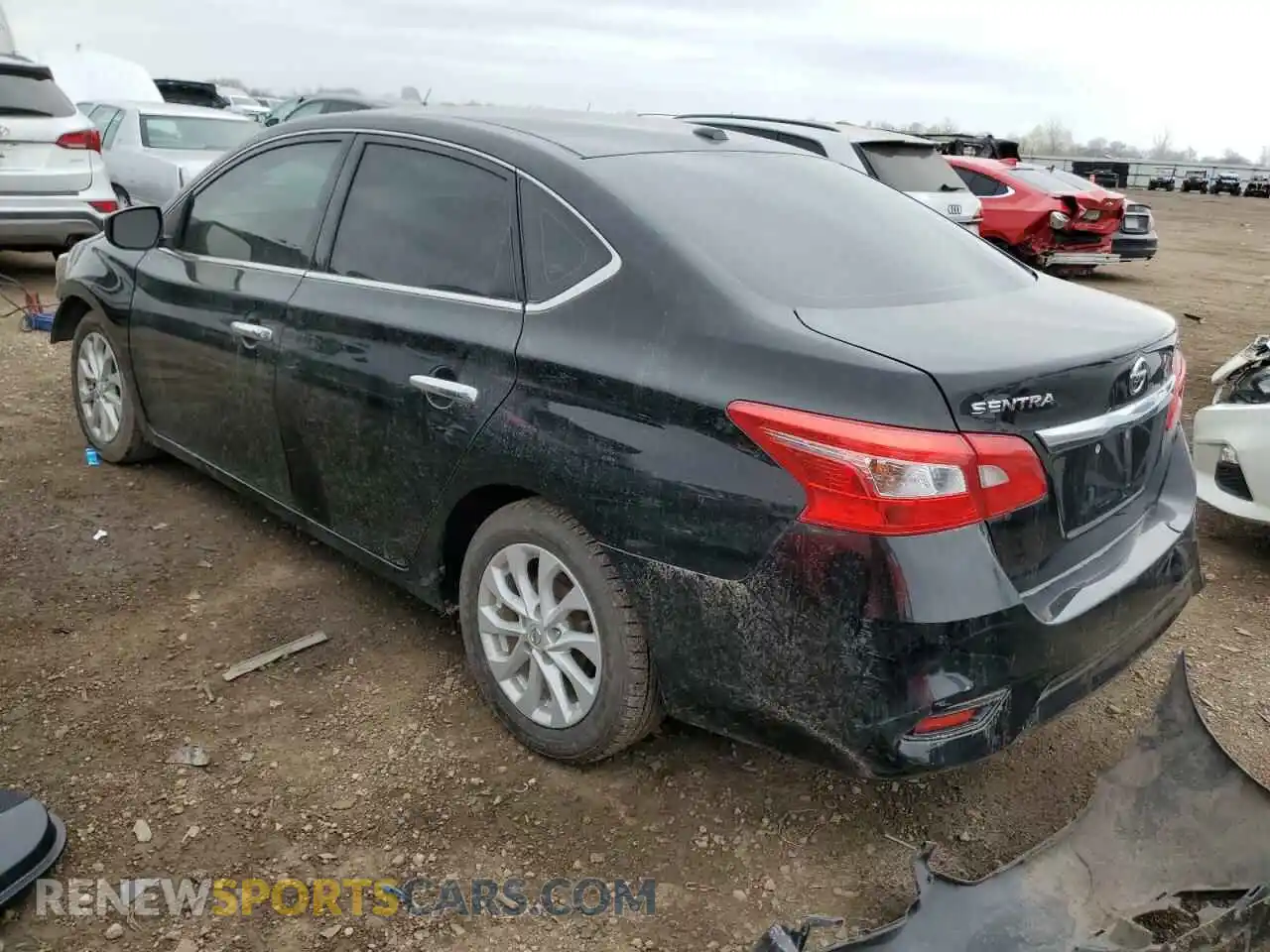 2 Photograph of a damaged car 3N1AB7AP2KY426318 NISSAN SENTRA 2019