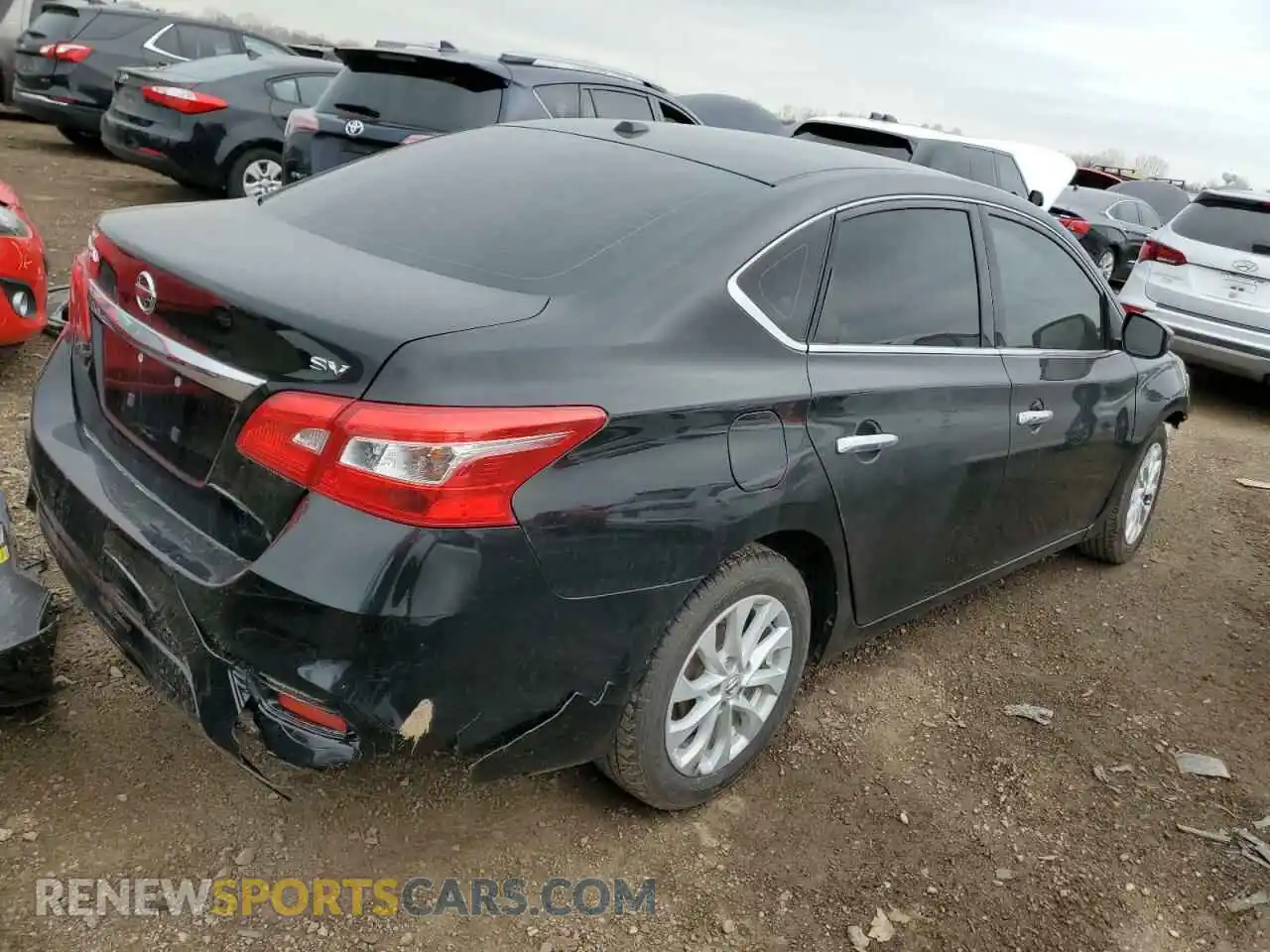 3 Photograph of a damaged car 3N1AB7AP2KY426318 NISSAN SENTRA 2019
