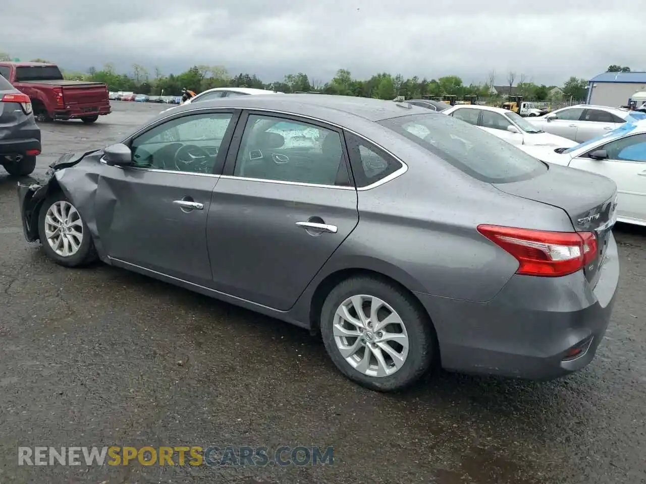 2 Photograph of a damaged car 3N1AB7AP2KY427968 NISSAN SENTRA 2019