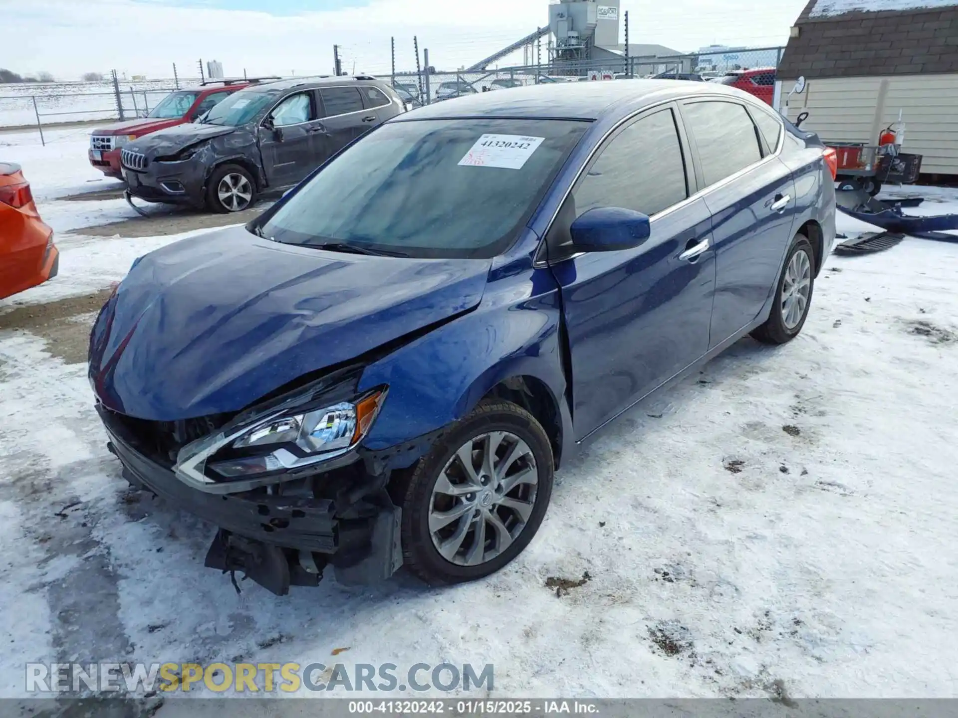 2 Photograph of a damaged car 3N1AB7AP2KY446519 NISSAN SENTRA 2019