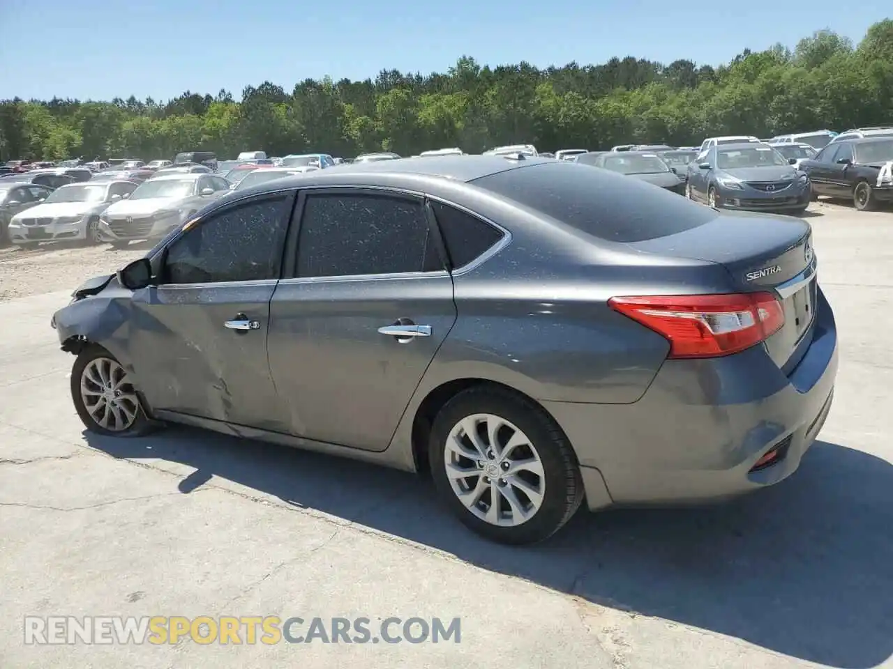 2 Photograph of a damaged car 3N1AB7AP3KL618635 NISSAN SENTRA 2019