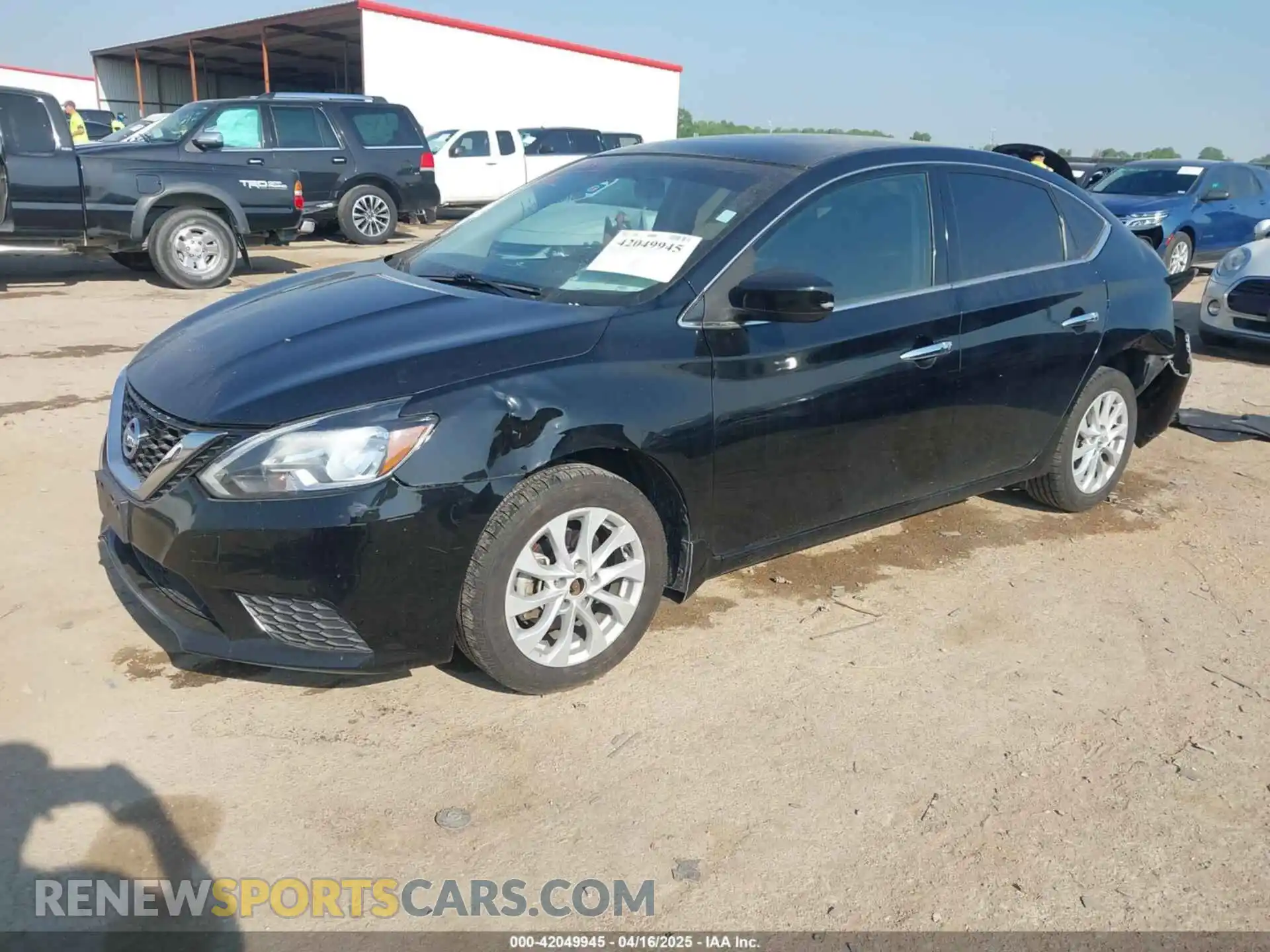 2 Photograph of a damaged car 3N1AB7AP3KY218433 NISSAN SENTRA 2019