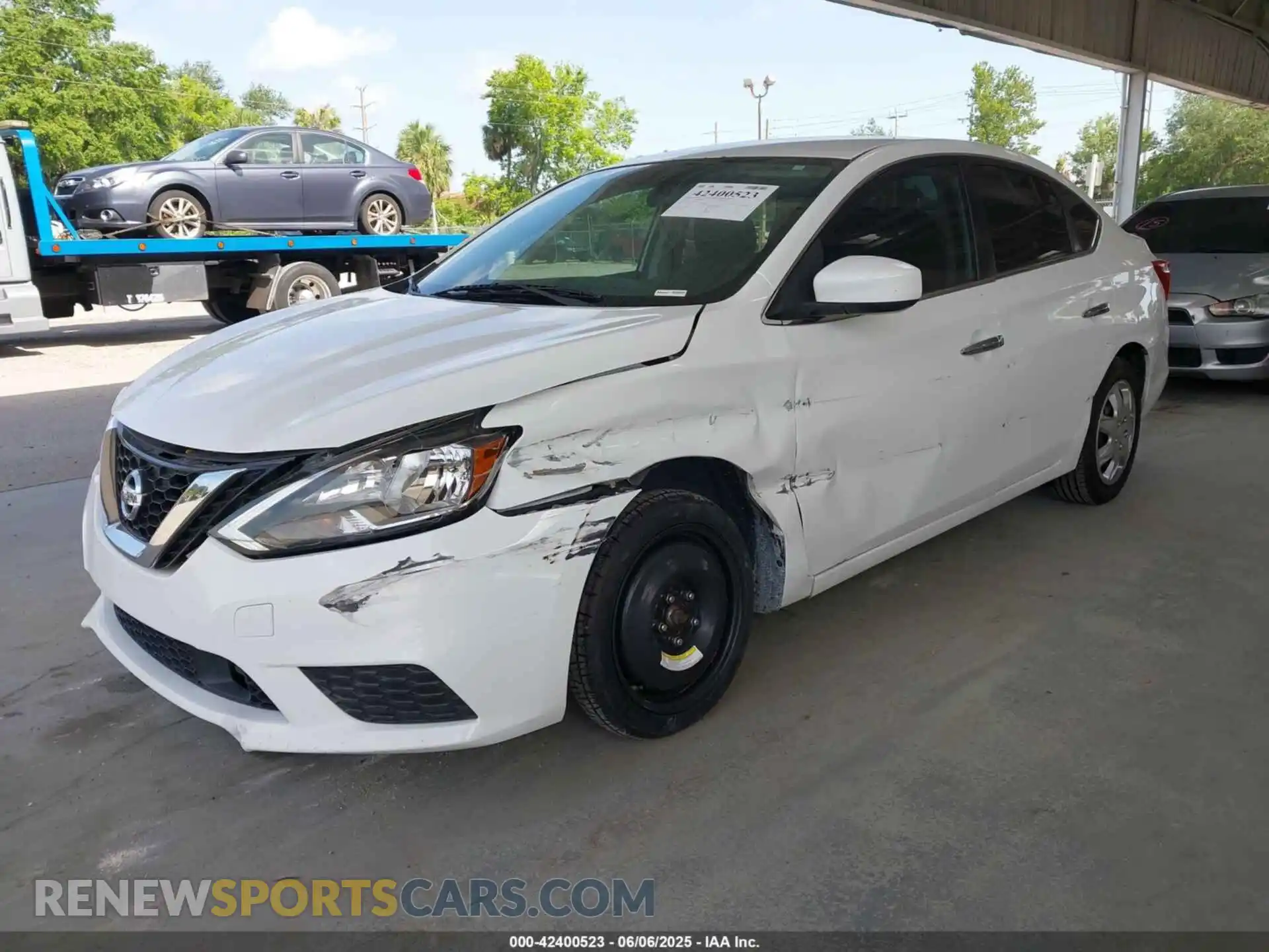 2 Photograph of a damaged car 3N1AB7AP3KY267762 NISSAN SENTRA 2019
