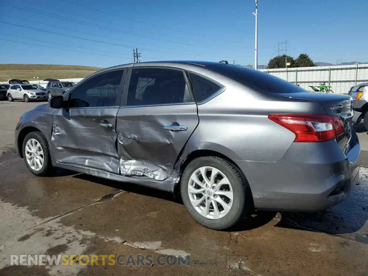 2 Photograph of a damaged car 3N1AB7AP3KY279295 NISSAN SENTRA 2019
