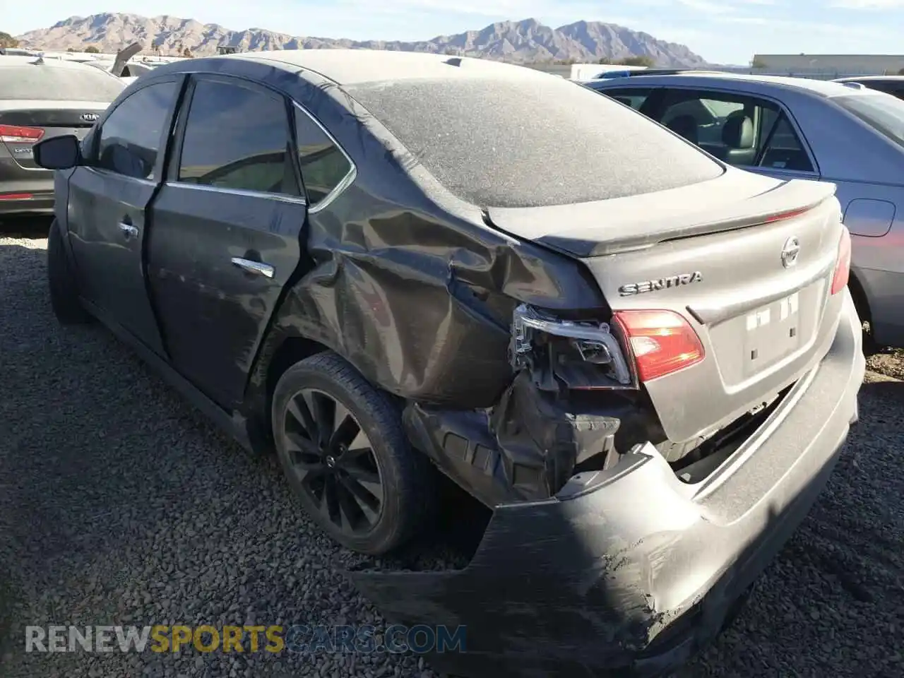 2 Photograph of a damaged car 3N1AB7AP3KY327202 NISSAN SENTRA 2019