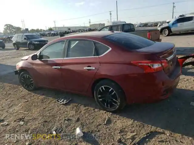 2 Photograph of a damaged car 3N1AB7AP3KY369577 NISSAN SENTRA 2019