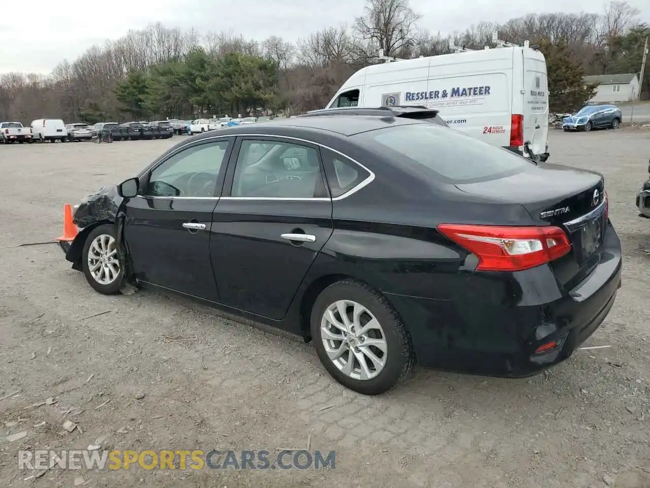 2 Photograph of a damaged car 3N1AB7AP3KY404683 NISSAN SENTRA 2019