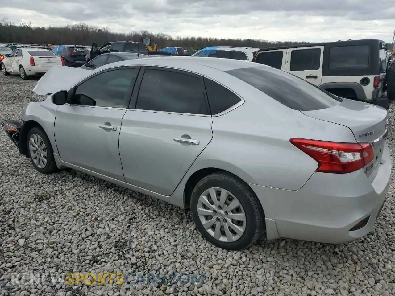 2 Photograph of a damaged car 3N1AB7AP3KY429941 NISSAN SENTRA 2019