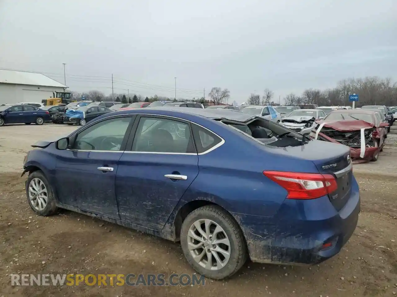 2 Photograph of a damaged car 3N1AB7AP3KY448070 NISSAN SENTRA 2019