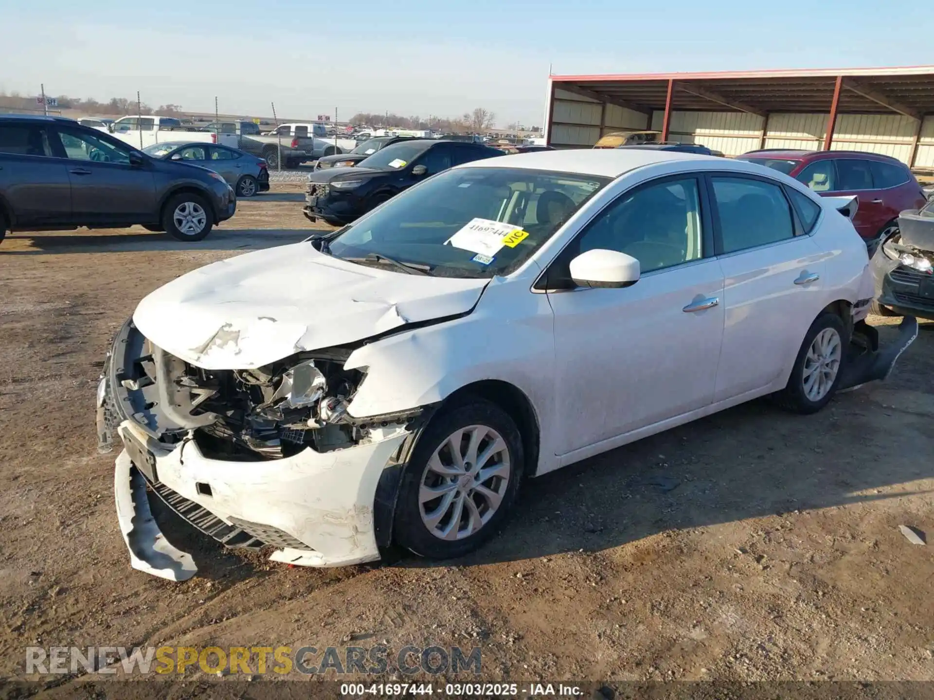 2 Photograph of a damaged car 3N1AB7AP4KL623262 NISSAN SENTRA 2019