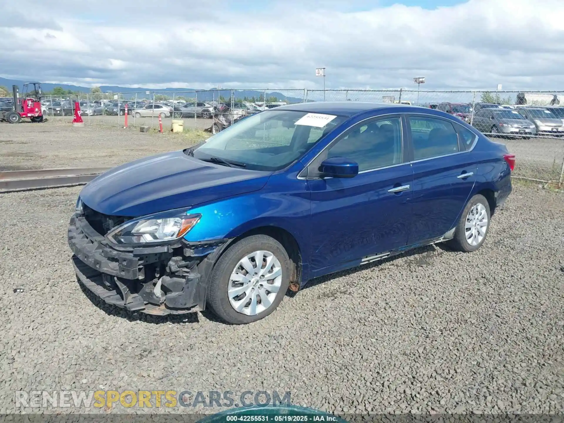 2 fotografías del automóvil dañado 3N1AB7AP4KY252400 NISSAN SENTRA 2019