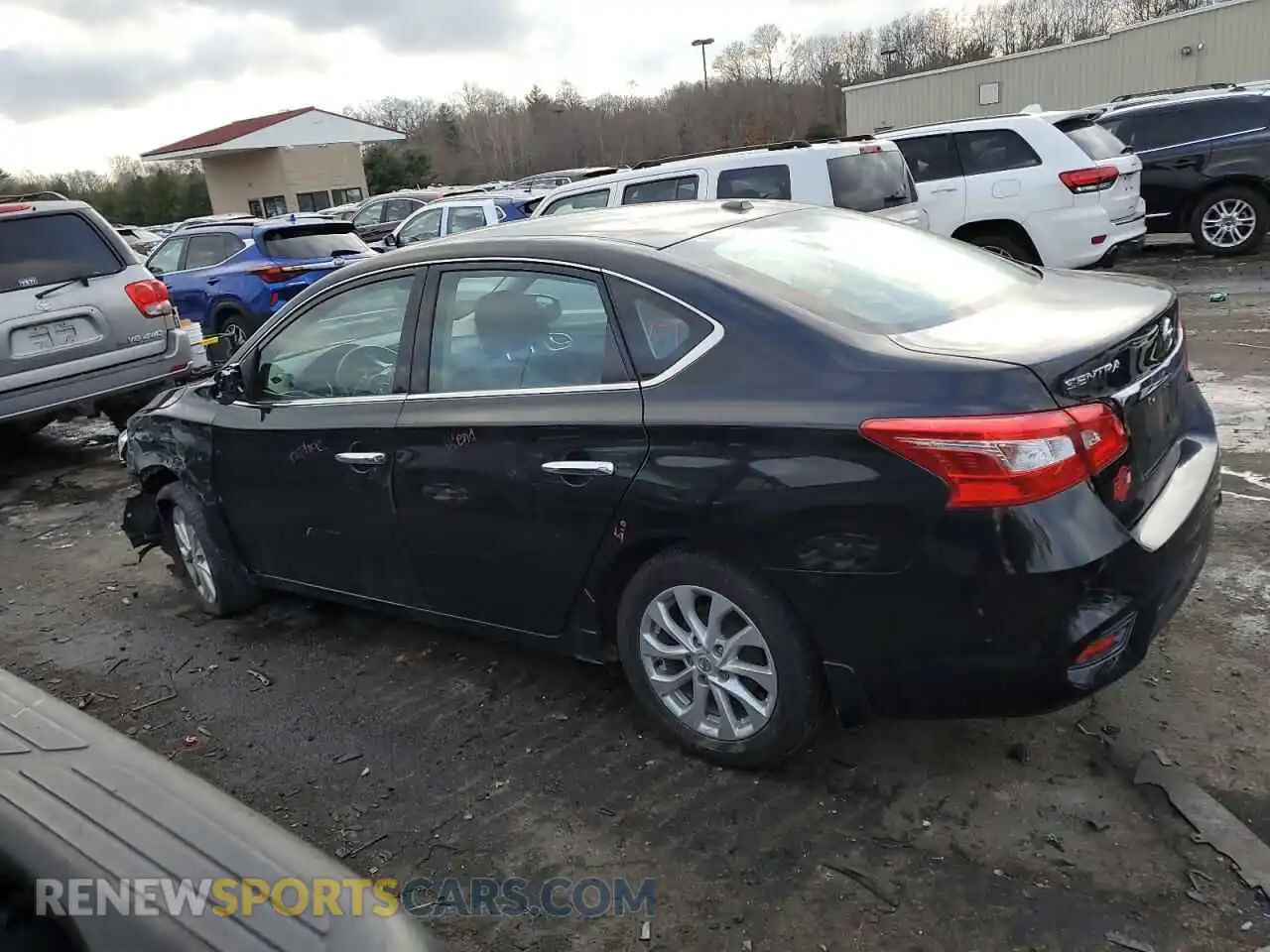 2 Photograph of a damaged car 3N1AB7AP4KY318072 NISSAN SENTRA 2019