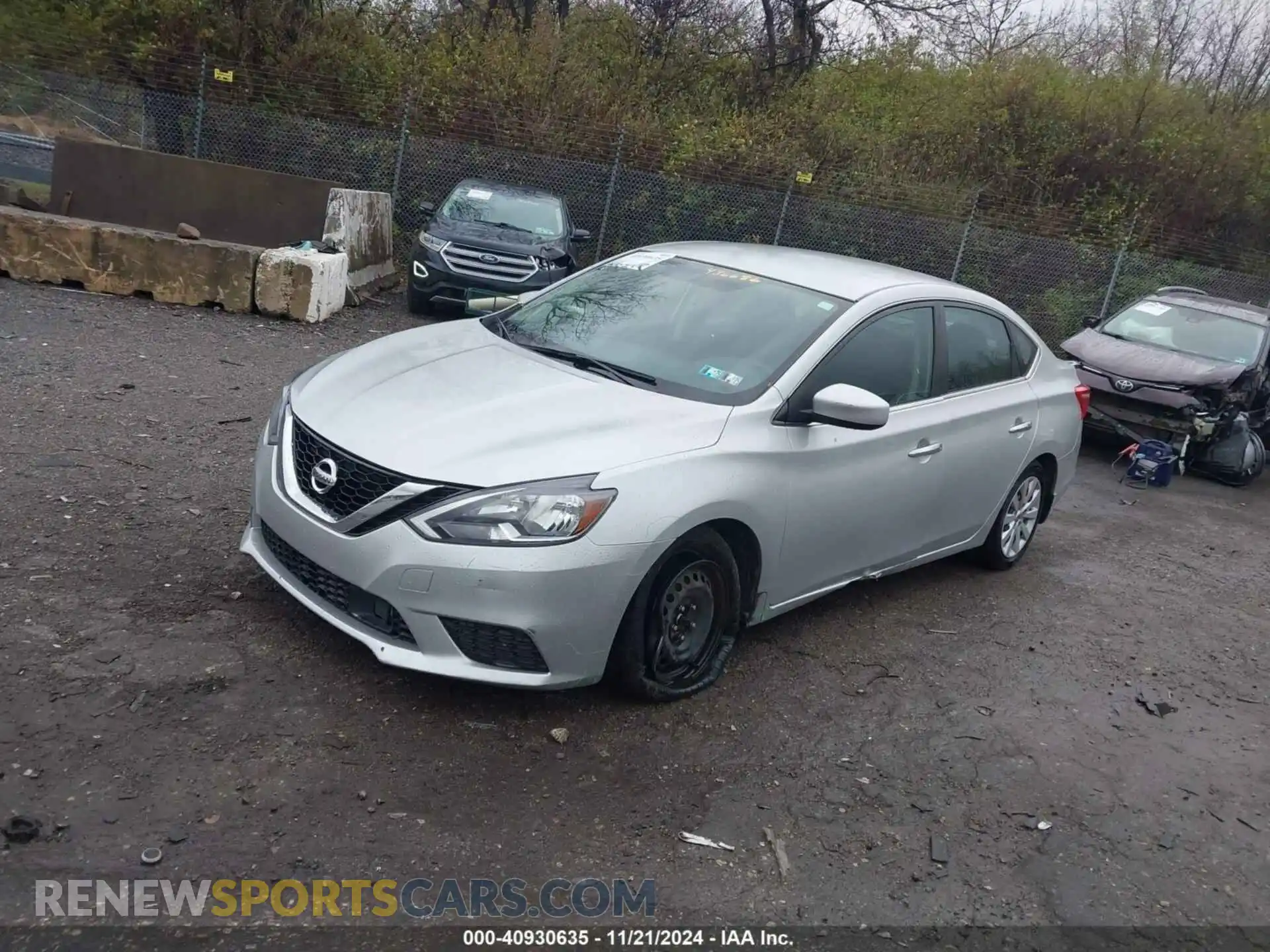2 Photograph of a damaged car 3N1AB7AP4KY436686 NISSAN SENTRA 2019