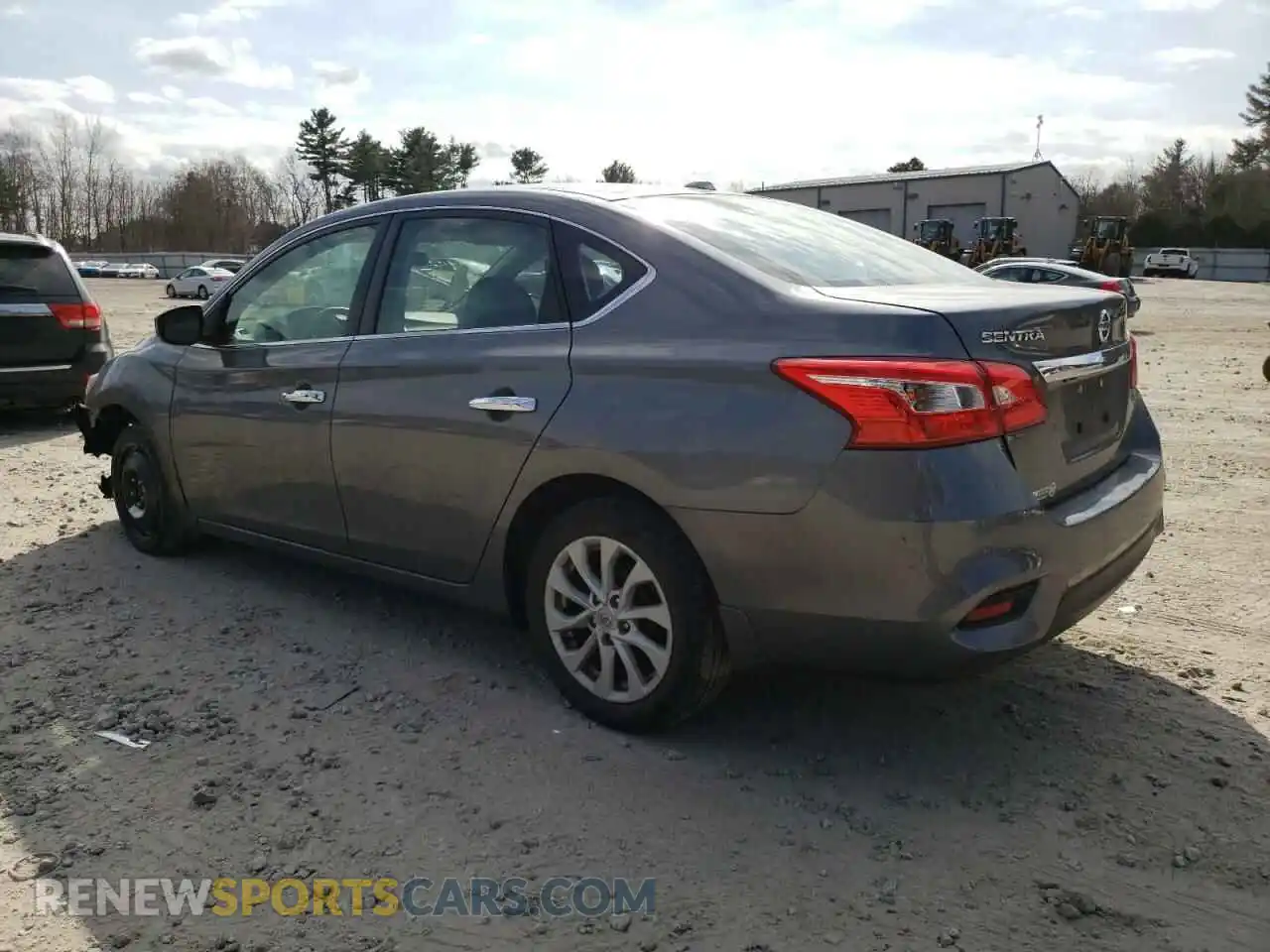 2 Photograph of a damaged car 3N1AB7AP5KL602968 NISSAN SENTRA 2019
