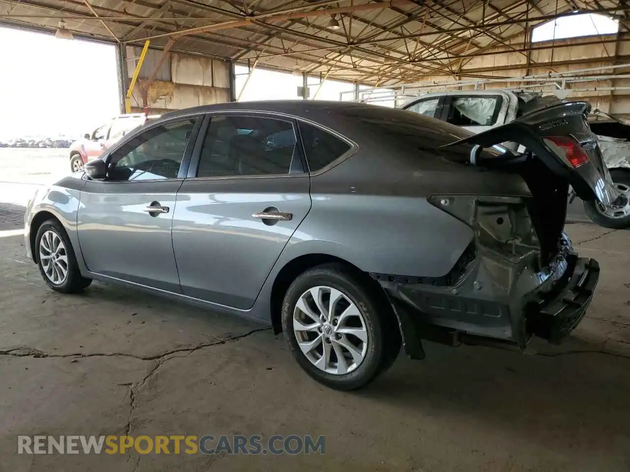 2 Photograph of a damaged car 3N1AB7AP5KY211998 NISSAN SENTRA 2019
