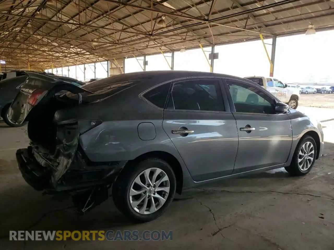 3 Photograph of a damaged car 3N1AB7AP5KY211998 NISSAN SENTRA 2019