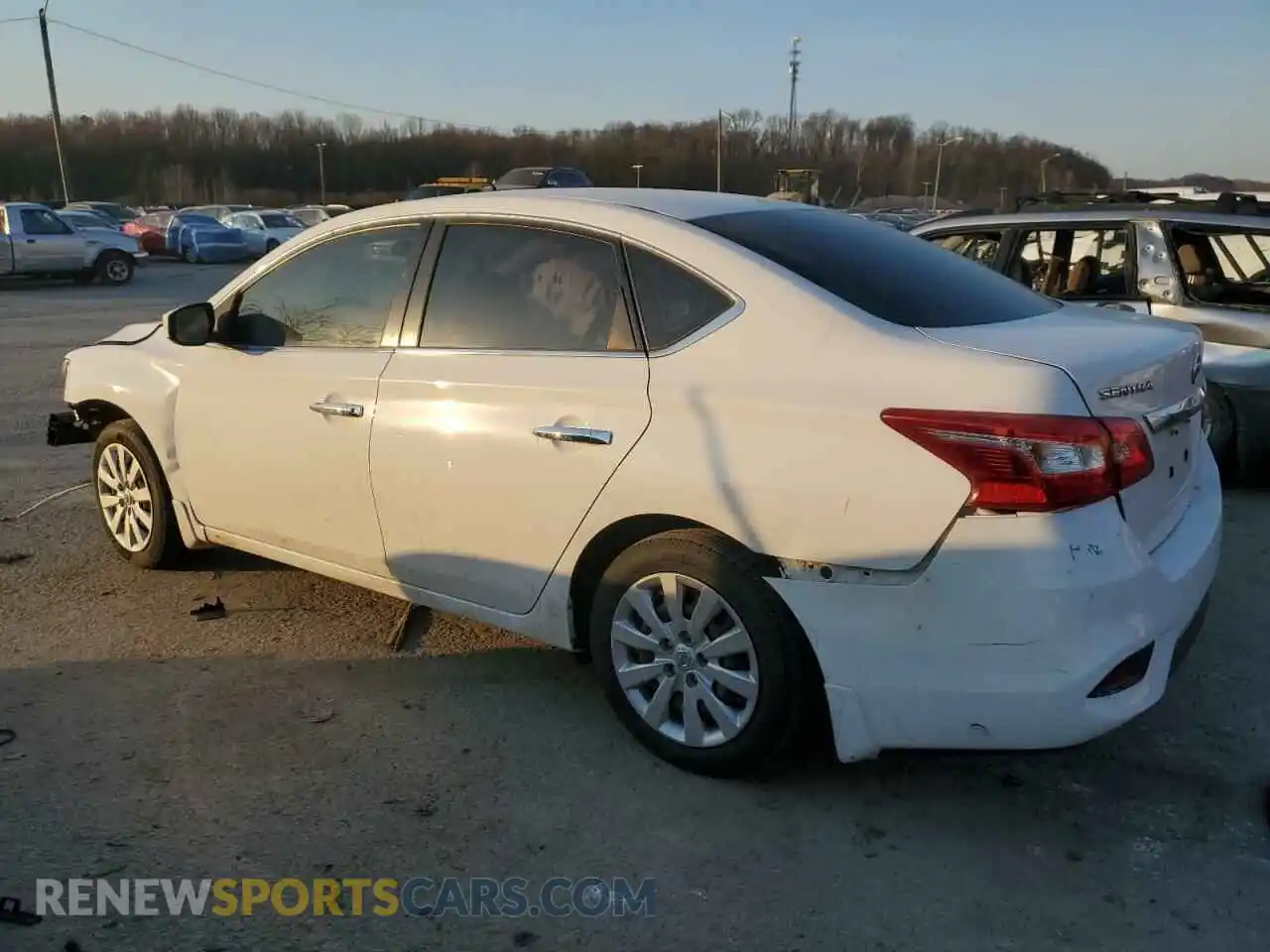 2 Photograph of a damaged car 3N1AB7AP5KY447017 NISSAN SENTRA 2019