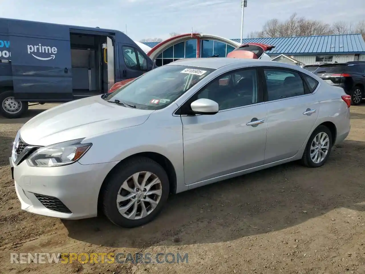 1 Photograph of a damaged car 3N1AB7AP6KL613638 NISSAN SENTRA 2019