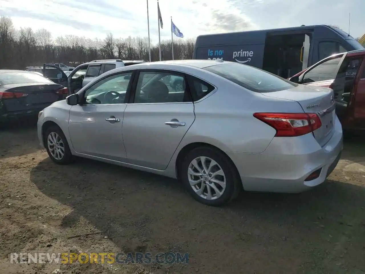 2 Photograph of a damaged car 3N1AB7AP6KL613638 NISSAN SENTRA 2019