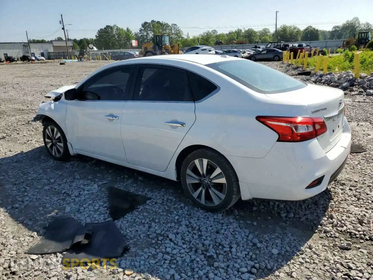 2 Photograph of a damaged car 3N1AB7AP6KY303413 NISSAN SENTRA 2019