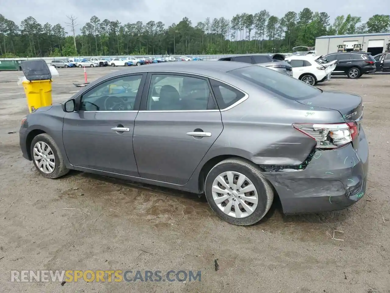 2 Photograph of a damaged car 3N1AB7AP6KY356371 NISSAN SENTRA 2019