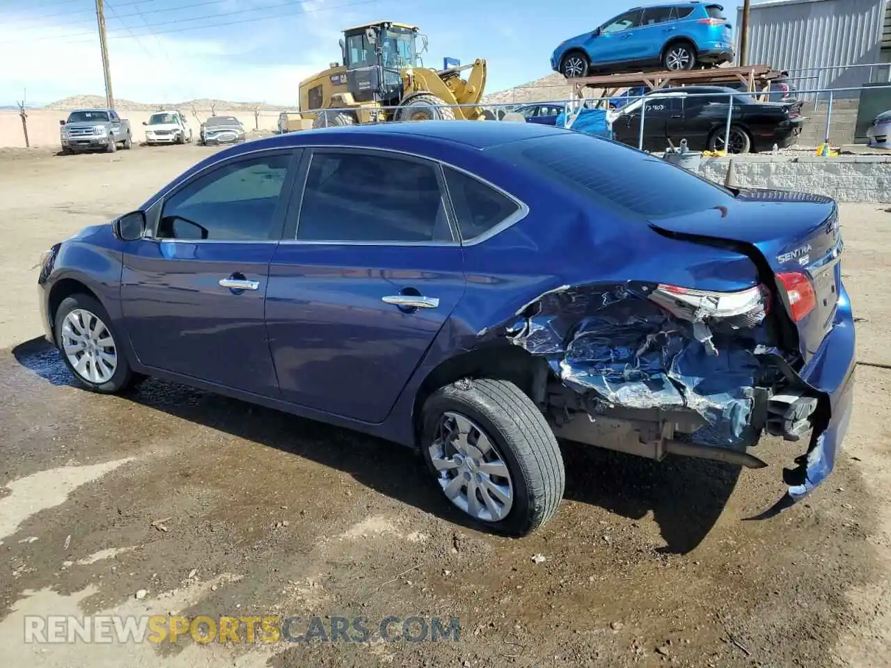 2 Photograph of a damaged car 3N1AB7AP6KY369380 NISSAN SENTRA 2019