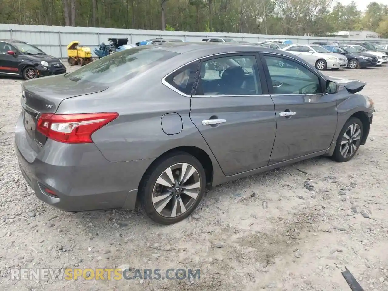 3 fotografías del automóvil dañado 3N1AB7AP7KY224199 NISSAN SENTRA 2019