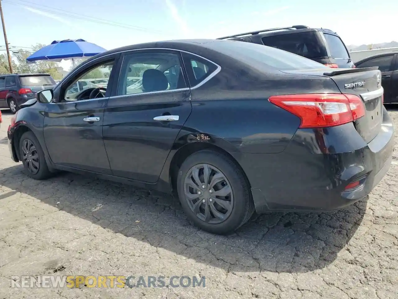2 fotografías del automóvil dañado 3N1AB7AP7KY224364 NISSAN SENTRA 2019
