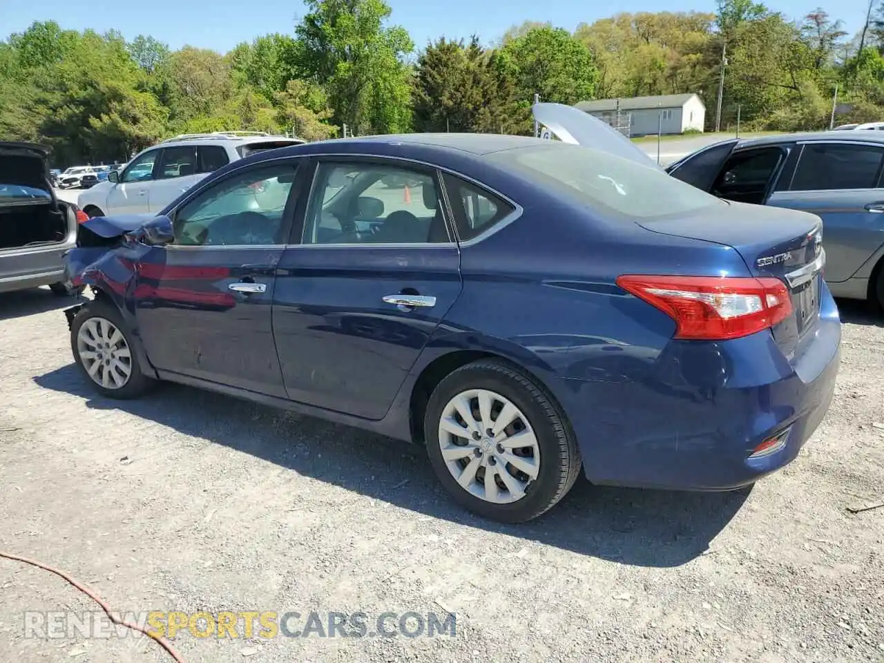 2 Photograph of a damaged car 3N1AB7AP7KY245490 NISSAN SENTRA 2019