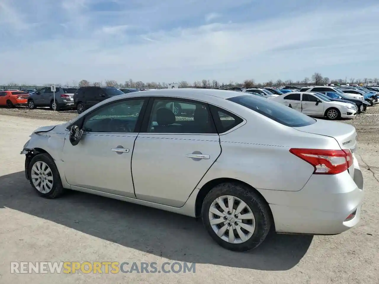 2 Photograph of a damaged car 3N1AB7AP7KY267375 NISSAN SENTRA 2019