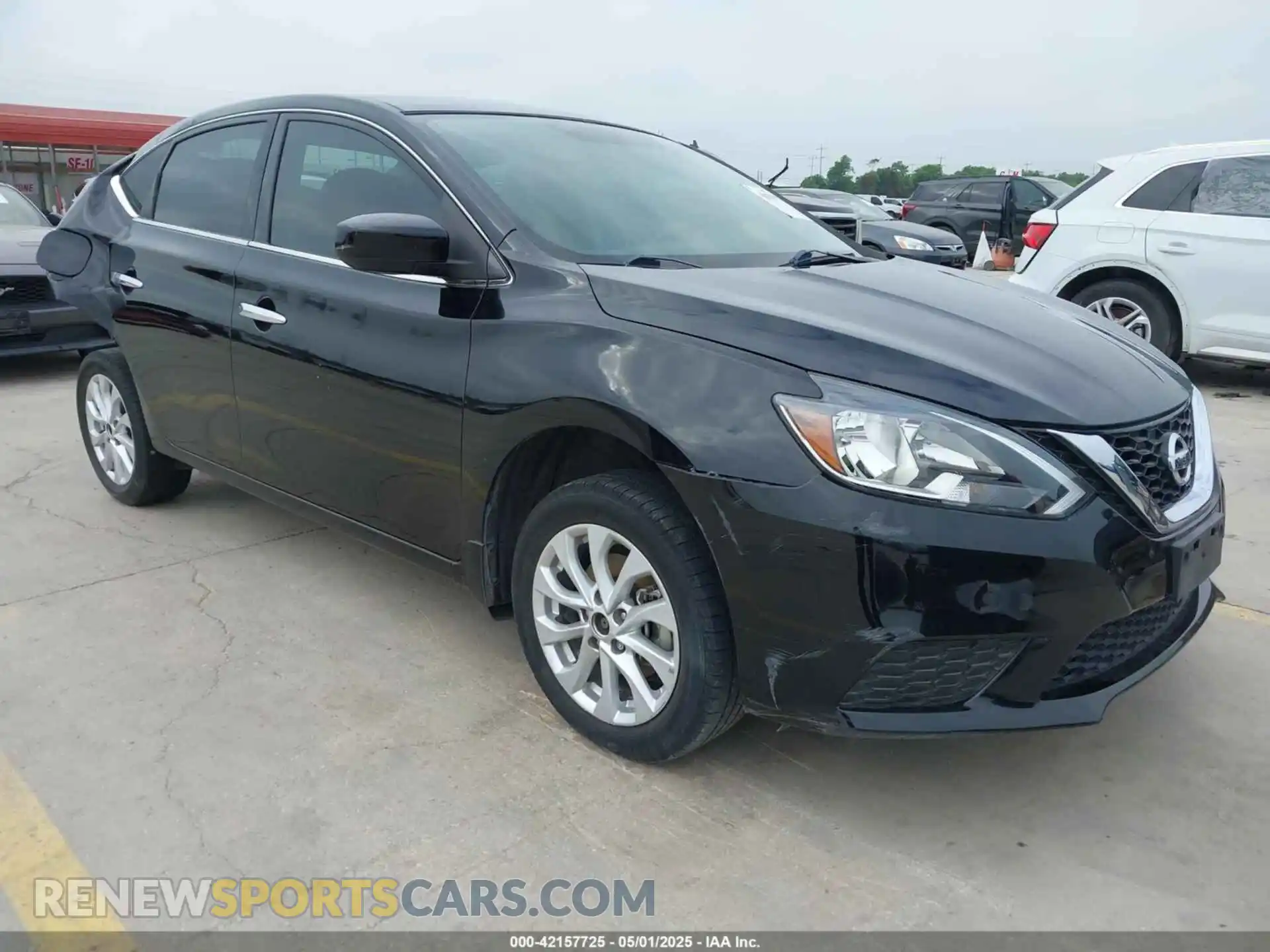 1 Photograph of a damaged car 3N1AB7AP7KY296830 NISSAN SENTRA 2019