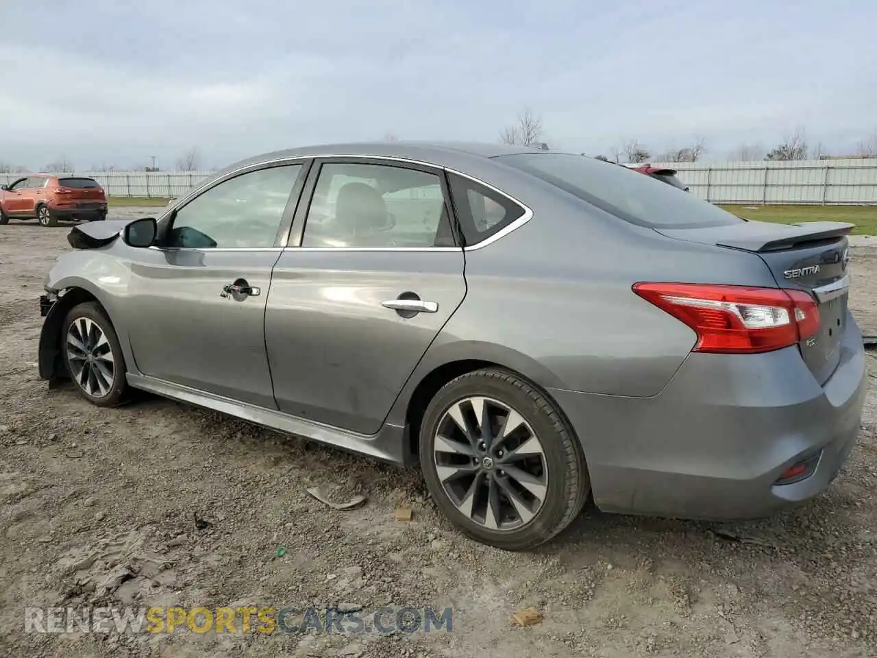 2 Photograph of a damaged car 3N1AB7AP8KY287909 NISSAN SENTRA 2019