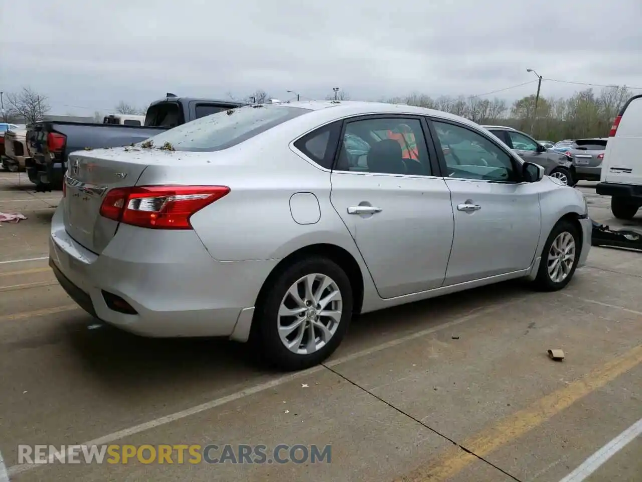 3 Photograph of a damaged car 3N1AB7AP8KY291572 NISSAN SENTRA 2019