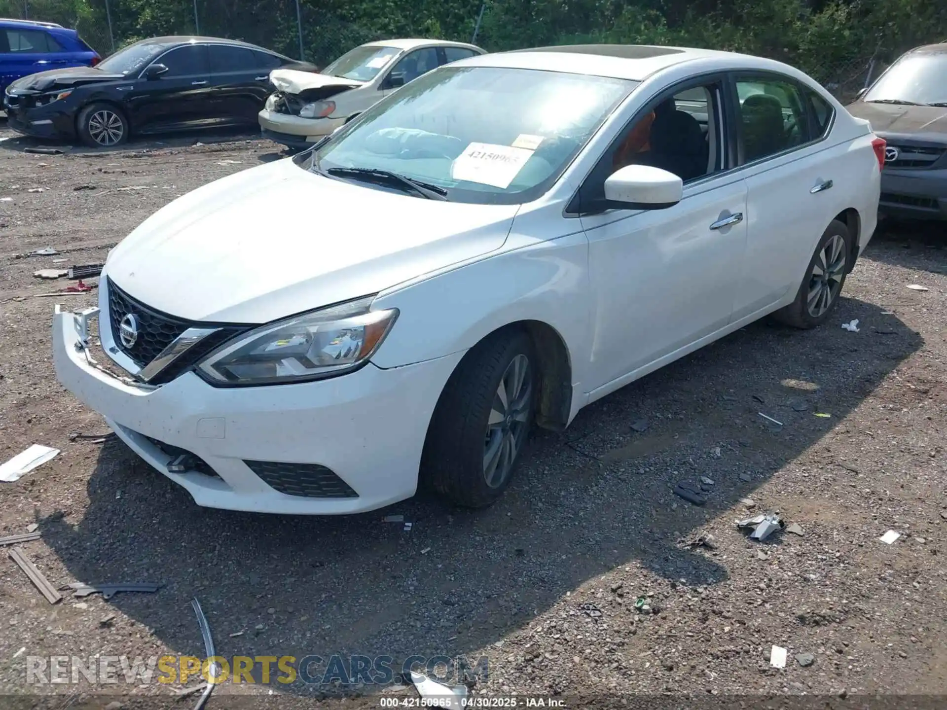 2 Photograph of a damaged car 3N1AB7AP8KY302151 NISSAN SENTRA 2019