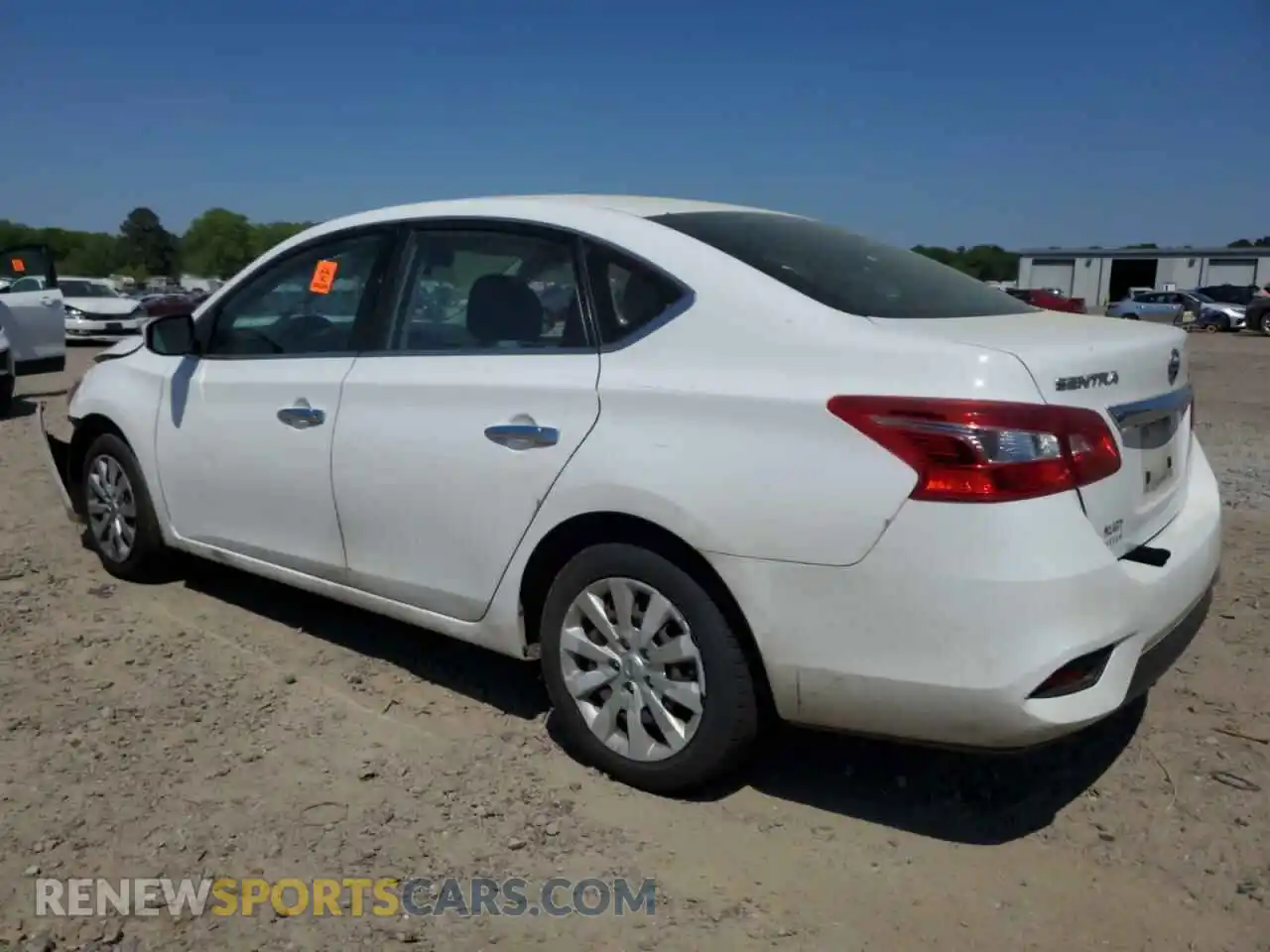 2 fotografías del automóvil dañado 3N1AB7AP8KY307625 NISSAN SENTRA 2019